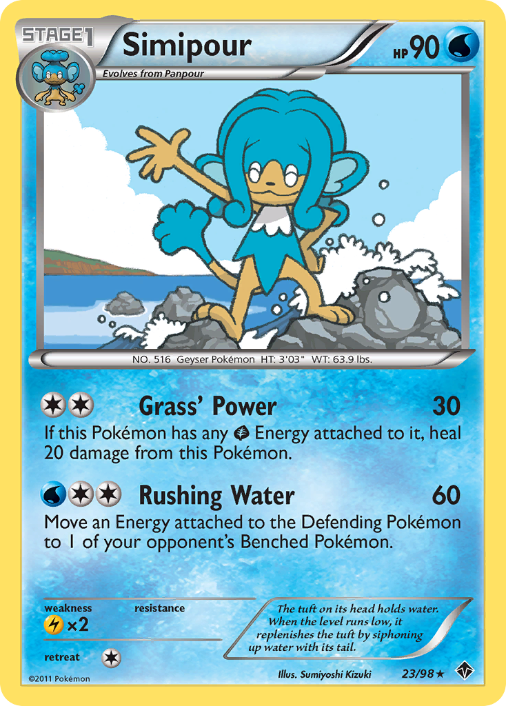 Simipour (23/98) [Black & White: Emerging Powers] | Jomio and Rueliete's Cards and Comics