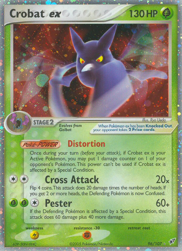 Crobat ex (96/107) [EX: Deoxys] | Jomio and Rueliete's Cards and Comics