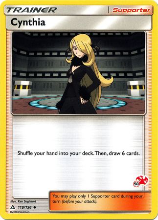 Cynthia (119/156) (Charizard Stamp #50) [Battle Academy 2020] | Jomio and Rueliete's Cards and Comics
