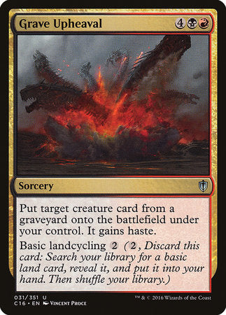 Grave Upheaval [Commander 2016] | Jomio and Rueliete's Cards and Comics