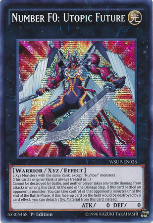 Number F0: Utopic Future [WSUP-EN026] Prismatic Secret Rare | Jomio and Rueliete's Cards and Comics
