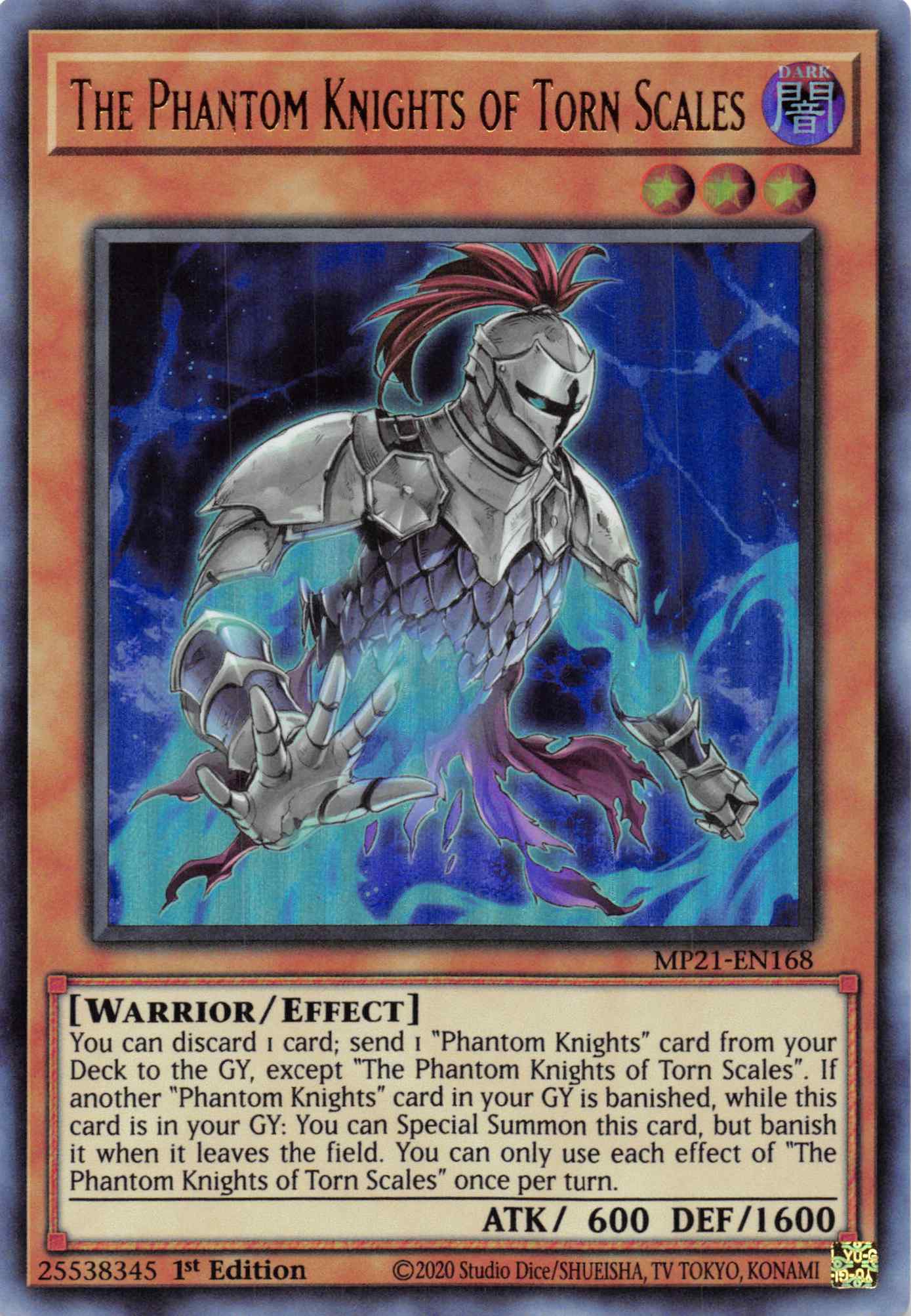 The Phantom Knights of Torn Scales [MP21-EN168] Ultra Rare | Jomio and Rueliete's Cards and Comics