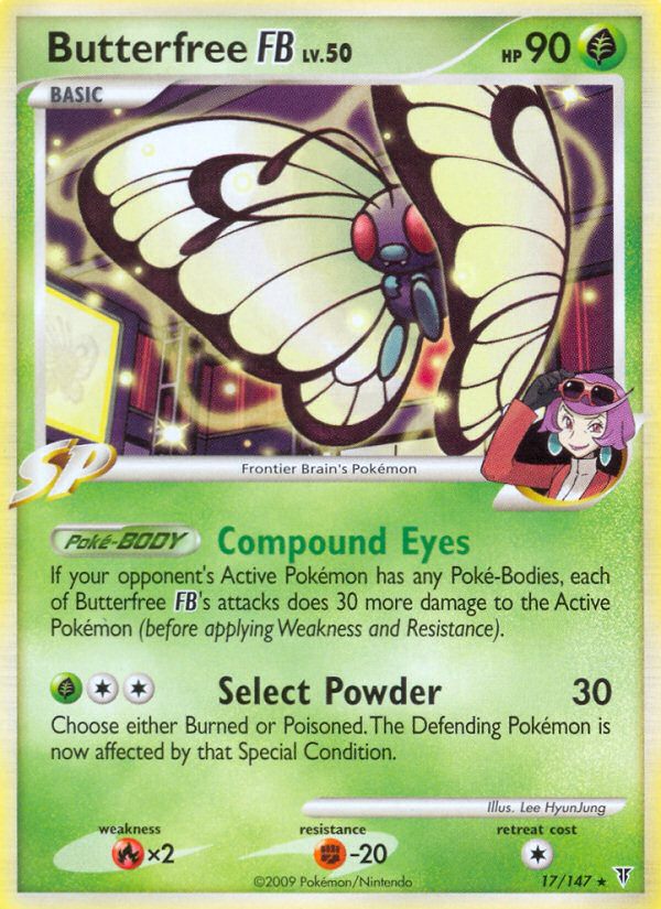 Butterfree FB (17/147) [Platinum: Supreme Victors] | Jomio and Rueliete's Cards and Comics