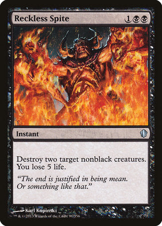 Reckless Spite [Commander 2013] | Jomio and Rueliete's Cards and Comics