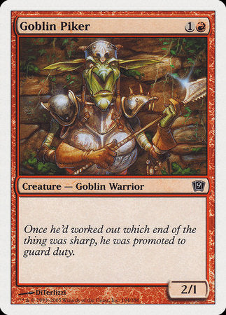 Goblin Piker [Ninth Edition] | Jomio and Rueliete's Cards and Comics