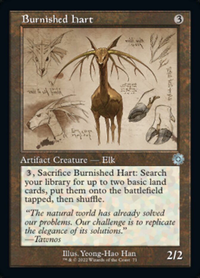 Burnished Hart (Retro Schematic) [The Brothers' War Retro Artifacts] | Jomio and Rueliete's Cards and Comics