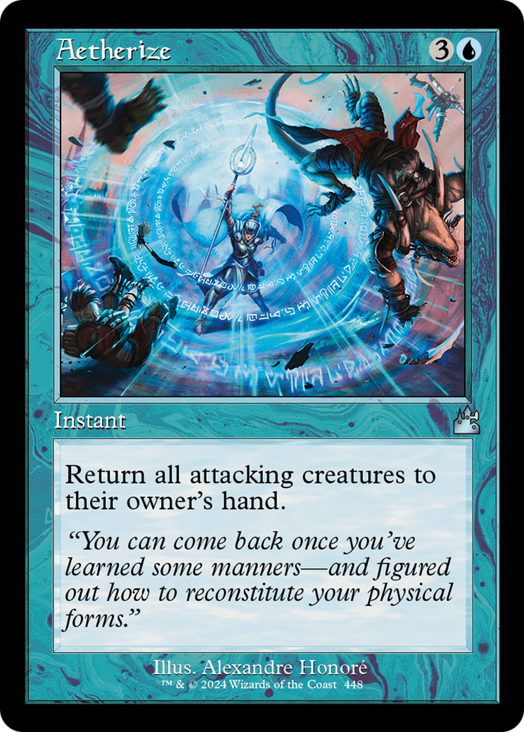 Aetherize (Retro Frame) [Ravnica Remastered] | Jomio and Rueliete's Cards and Comics