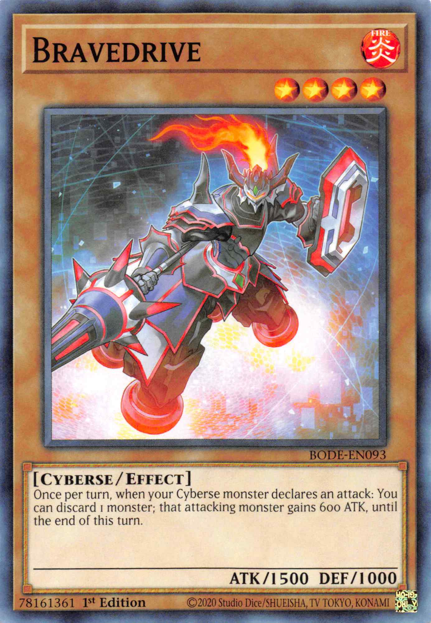 Bravedrive [BODE-EN093] Common | Jomio and Rueliete's Cards and Comics
