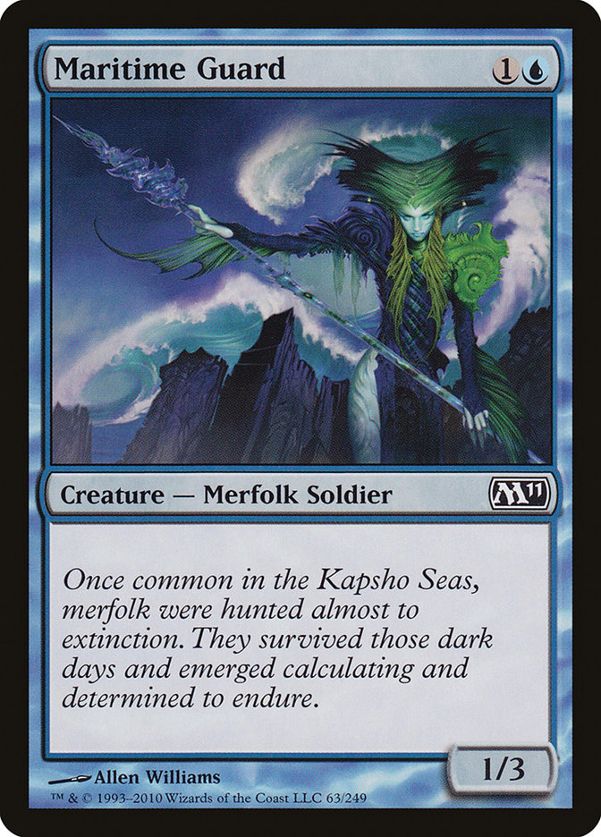 Maritime Guard [Magic 2011] | Jomio and Rueliete's Cards and Comics