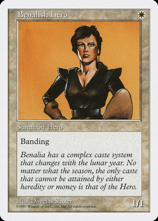 Benalish Hero [Fifth Edition] | Jomio and Rueliete's Cards and Comics