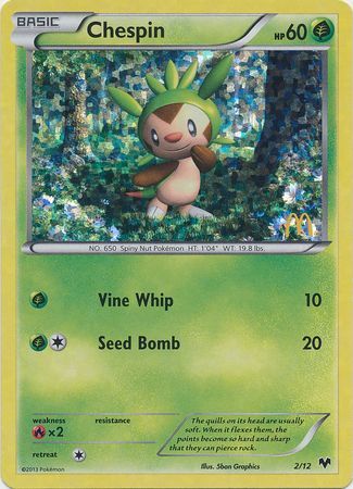 Chespin (2/12) [McDonald's Promos: 2014 Collection] | Jomio and Rueliete's Cards and Comics