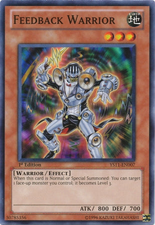 Feedback Warrior [YS11-EN007] Common | Jomio and Rueliete's Cards and Comics