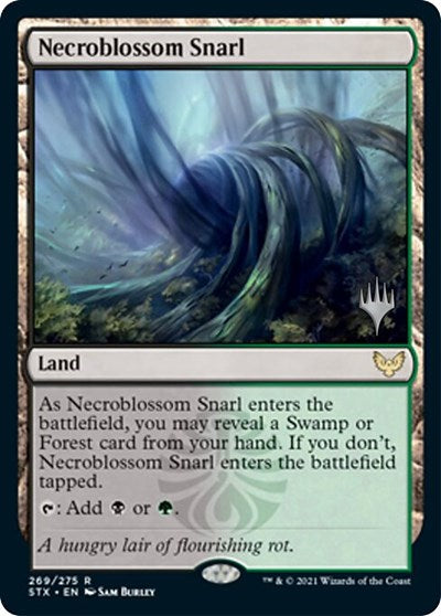 Necroblossom Snarl (Promo Pack) [Strixhaven: School of Mages Promos] | Jomio and Rueliete's Cards and Comics