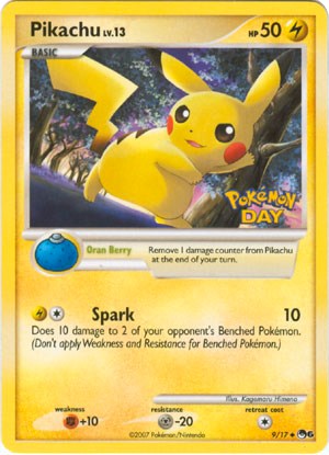 Pikachu (9/17) (Pokemon Day) [POP Series 6] | Jomio and Rueliete's Cards and Comics