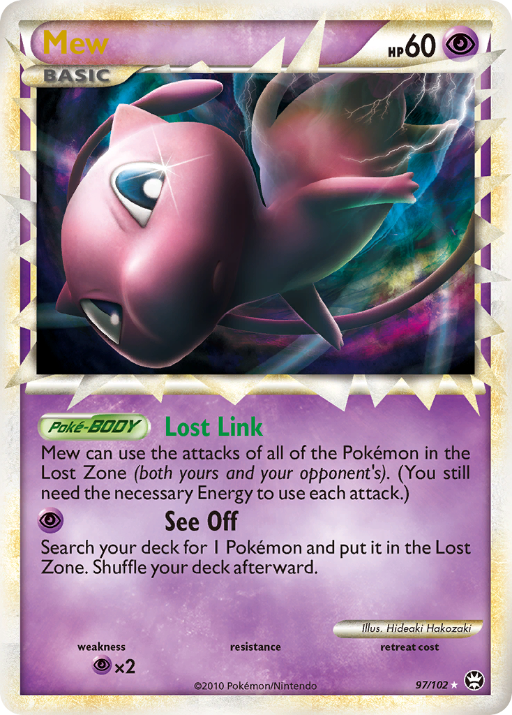 Mew (97/102) [HeartGold & SoulSilver: Triumphant] | Jomio and Rueliete's Cards and Comics