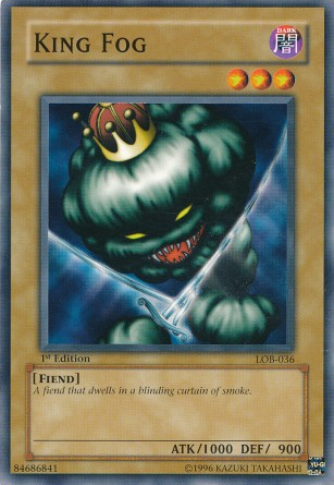 King Fog [LOB-036] Common | Jomio and Rueliete's Cards and Comics