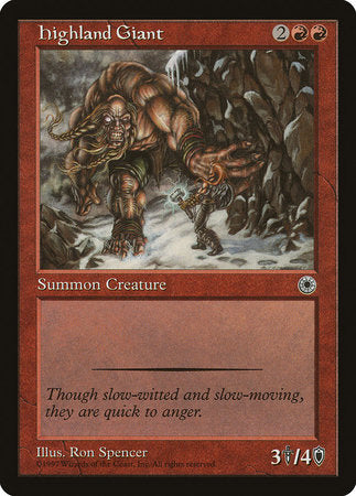 Highland Giant [Portal] | Jomio and Rueliete's Cards and Comics