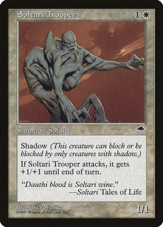 Soltari Trooper [Tempest] | Jomio and Rueliete's Cards and Comics