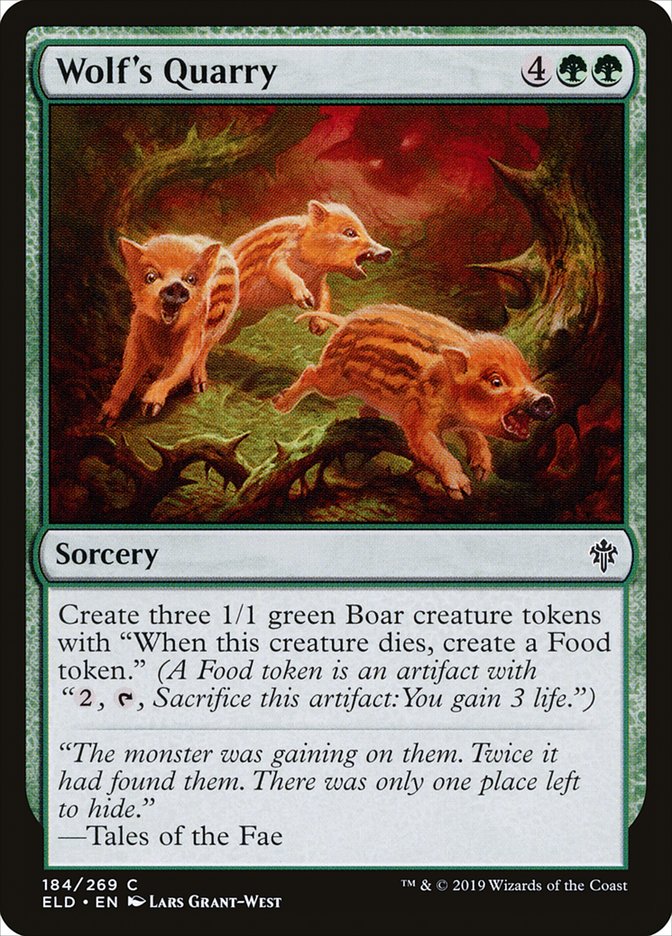 Wolf's Quarry [Throne of Eldraine] | Jomio and Rueliete's Cards and Comics