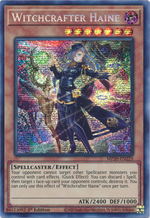 Witchcrafter Haine [MP20-EN223] Prismatic Secret Rare | Jomio and Rueliete's Cards and Comics