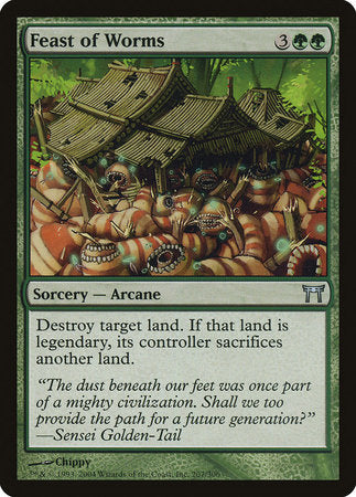 Feast of Worms [Champions of Kamigawa] | Jomio and Rueliete's Cards and Comics