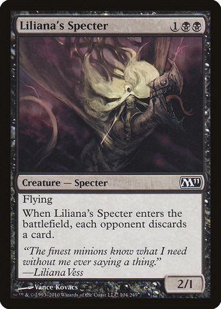 Liliana's Specter [Magic 2011] | Jomio and Rueliete's Cards and Comics