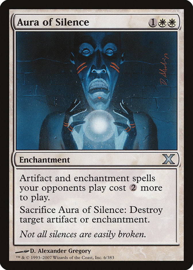 Aura of Silence [Tenth Edition] | Jomio and Rueliete's Cards and Comics