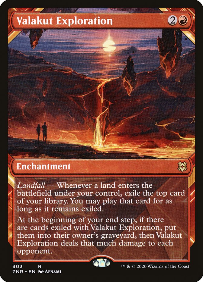 Valakut Exploration (Showcase) [Zendikar Rising] | Jomio and Rueliete's Cards and Comics