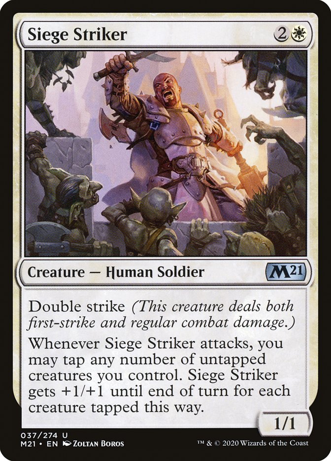 Siege Striker [Core Set 2021] | Jomio and Rueliete's Cards and Comics