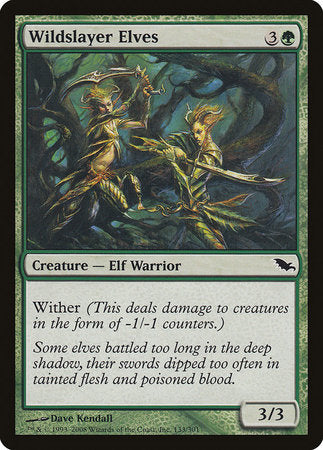 Wildslayer Elves [Shadowmoor] | Jomio and Rueliete's Cards and Comics