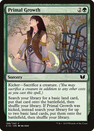 Primal Growth [Commander 2015] | Jomio and Rueliete's Cards and Comics