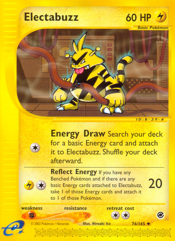 Electabuzz (76/165) [Expedition: Base Set] | Jomio and Rueliete's Cards and Comics