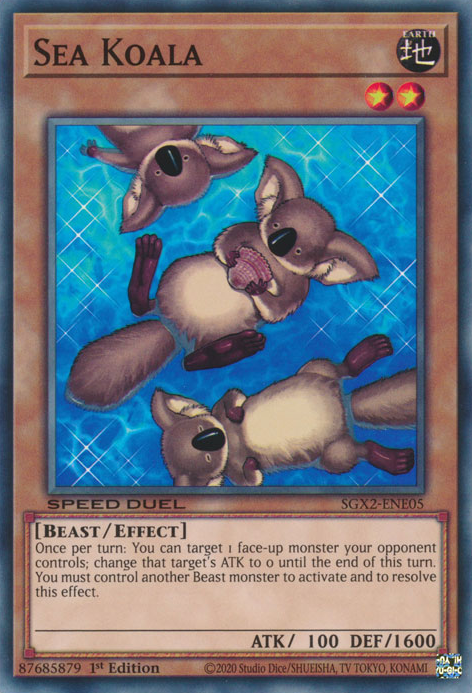 Sea Koala [SGX2-ENE05] Common | Jomio and Rueliete's Cards and Comics