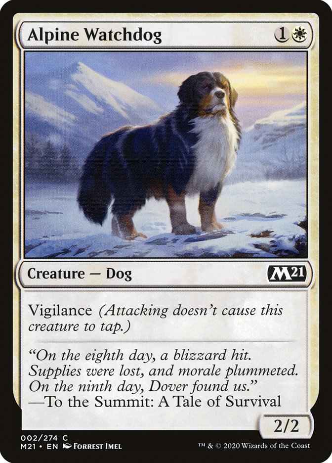 Alpine Watchdog [Core Set 2021] | Jomio and Rueliete's Cards and Comics