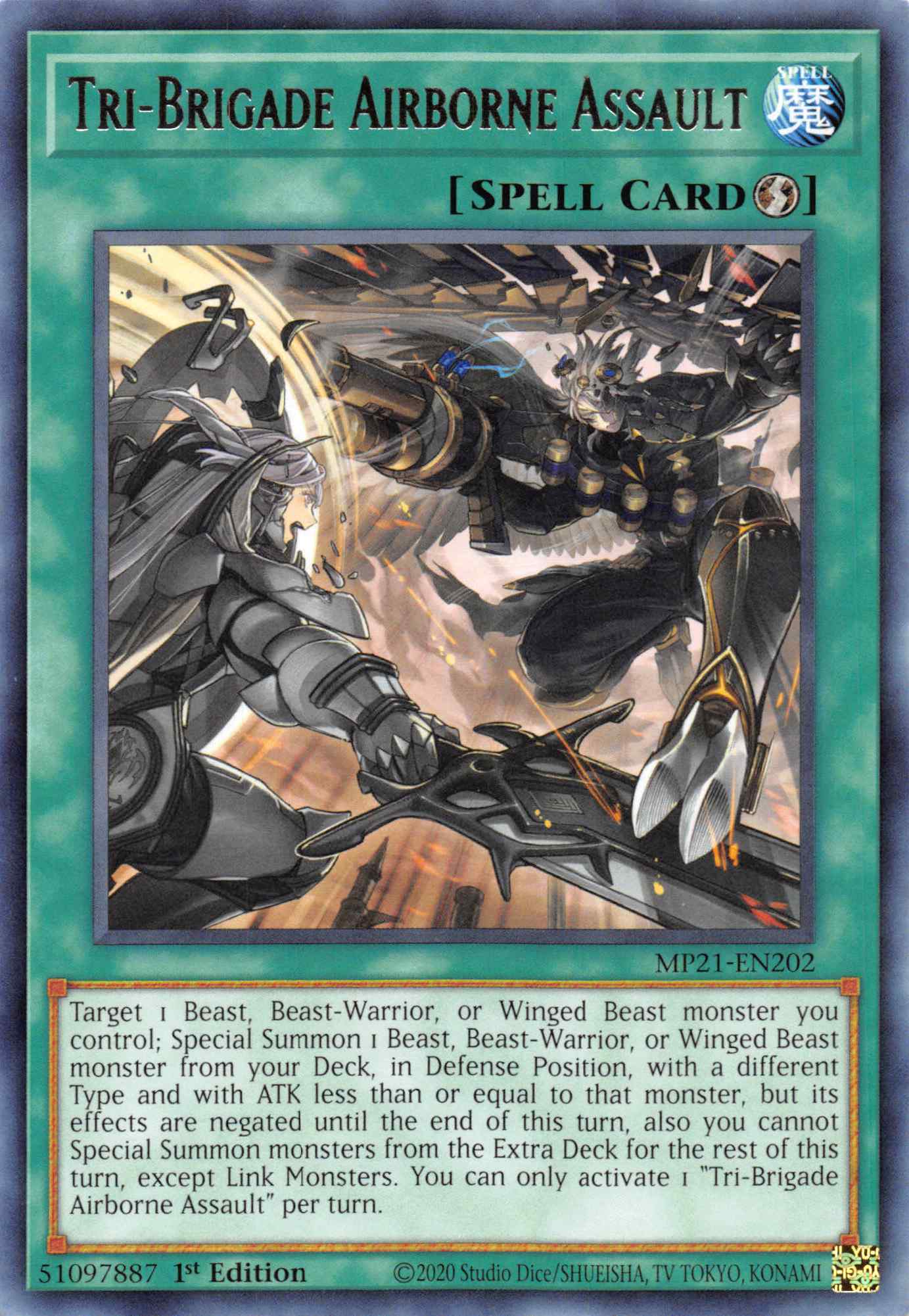 Tri-Brigade Airborne Assault [MP21-EN202] Rare | Jomio and Rueliete's Cards and Comics