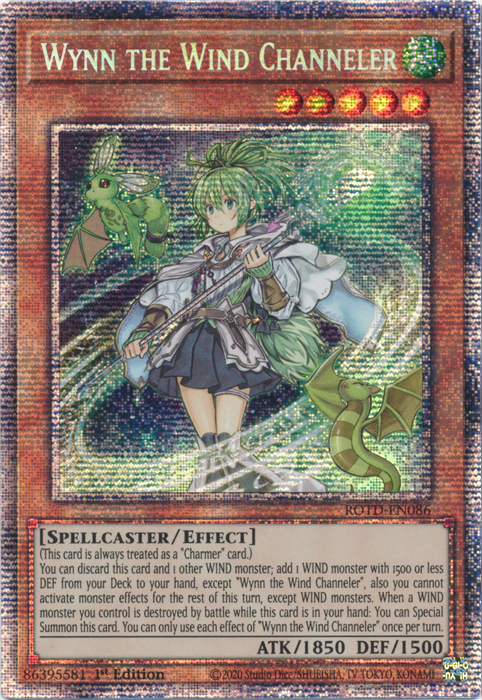 Wynn the Wind Channeler [ROTD-EN086] Starlight Rare | Jomio and Rueliete's Cards and Comics