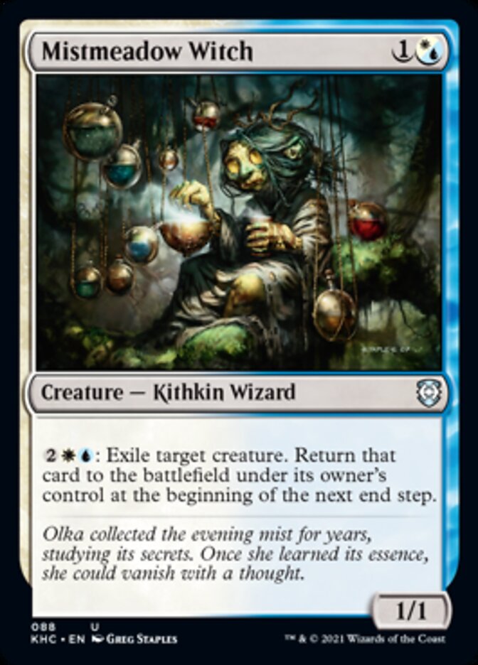 Mistmeadow Witch [Kaldheim Commander] | Jomio and Rueliete's Cards and Comics