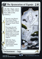 The Restoration of Eiganjo // Architect of Restoration [Kamigawa: Neon Dynasty Prerelease Promos] | Jomio and Rueliete's Cards and Comics