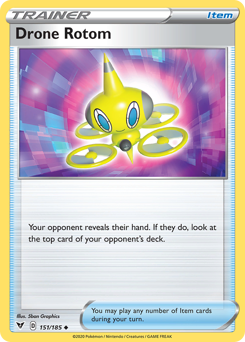 Drone Rotom (151/185) [Sword & Shield: Vivid Voltage] | Jomio and Rueliete's Cards and Comics