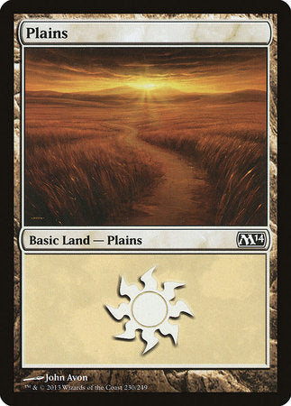 Plains (230) [Magic 2014] | Jomio and Rueliete's Cards and Comics