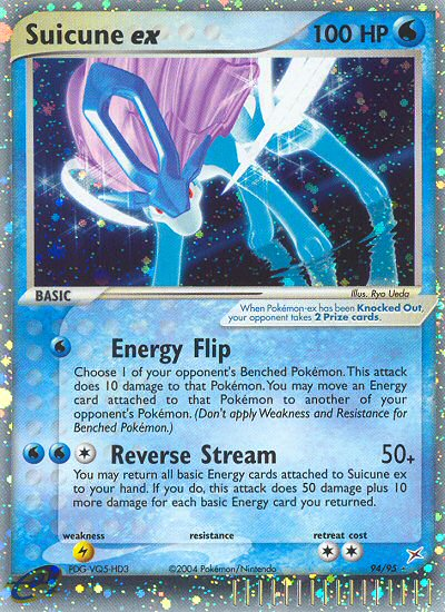 Suicune ex (94/95) [EX: Team Magma vs Team Aqua] | Jomio and Rueliete's Cards and Comics