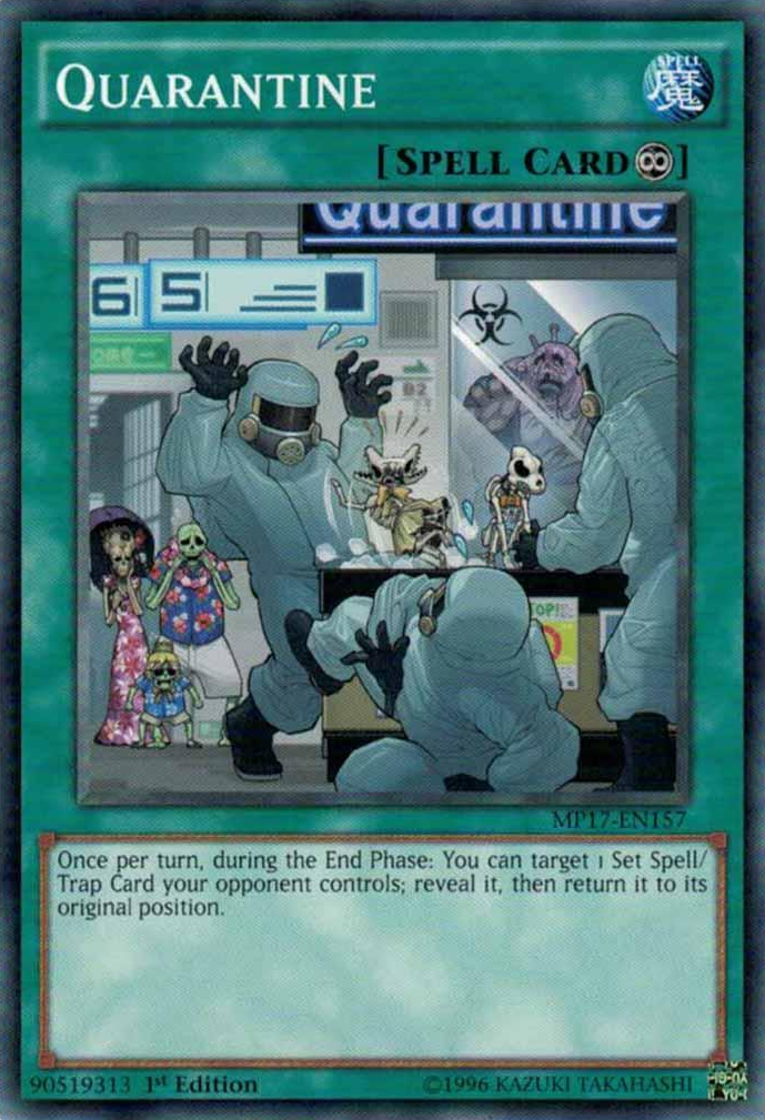 Quarantine [MP17-EN157] Common | Jomio and Rueliete's Cards and Comics