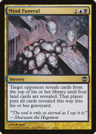 Mind Funeral [Alara Reborn] | Jomio and Rueliete's Cards and Comics