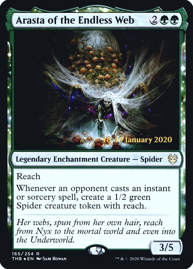 Arasta of the Endless Web [Theros Beyond Death Prerelease Promos] | Jomio and Rueliete's Cards and Comics