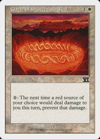 Circle of Protection: Red [Classic Sixth Edition] | Jomio and Rueliete's Cards and Comics