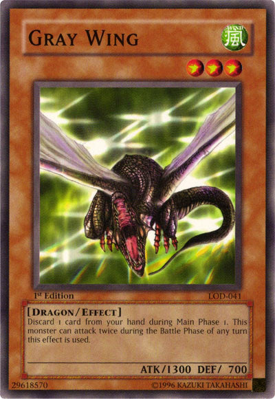 Gray Wing [LOD-041] Common | Jomio and Rueliete's Cards and Comics