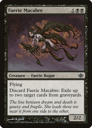 Faerie Macabre [Duel Decks: Garruk vs. Liliana] | Jomio and Rueliete's Cards and Comics
