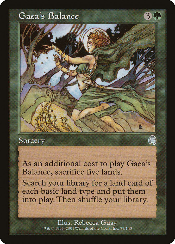Gaea's Balance [Apocalypse] | Jomio and Rueliete's Cards and Comics