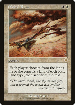 Global Ruin [Invasion] | Jomio and Rueliete's Cards and Comics