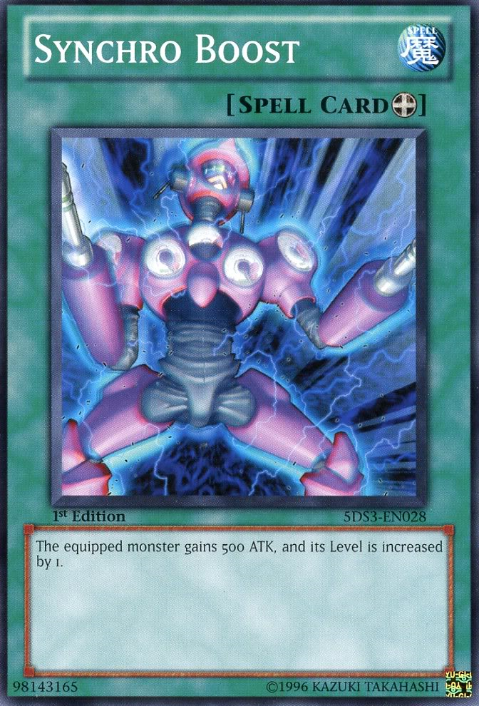 Synchro Boost [5DS3-EN028] Common | Jomio and Rueliete's Cards and Comics